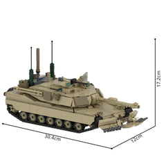 1077PCS M1A2 Abrams MOC Building Block Bricks |MocPixel