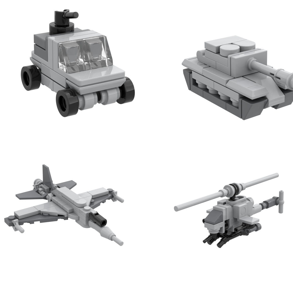 Mini Military Series MOC Building Block Bricks |MocPixel
