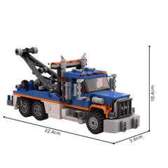 416PCS Heavy Wrecker Tow Truck MOC Building Block Bricks |MocPixel