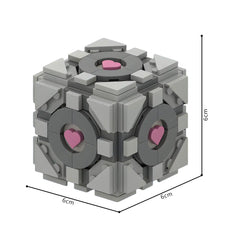 194PCS Weighted Companion Cube MOC Building Block Bricks |MocPixel