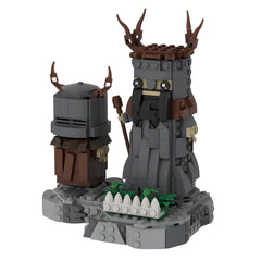 King Arthur and Pazzi- Holy Grail And Monty Python Mp-Knights Of Ni MOC Building Block Bricks |MocPixel