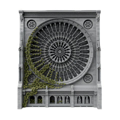 5887PCS Abandoned Gothic Cathedral Facade (Part 1) MOC Building Block Bricks |MocPixel