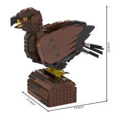 Birds Series-Secretary Bird /Golden Eagle/ Golden Oriole MOC Building Block Bricks |MocPixel