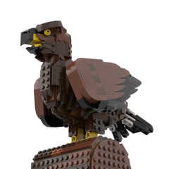 Birds Series-Secretary Bird /Golden Eagle/ Golden Oriole MOC Building Block Bricks |MocPixel