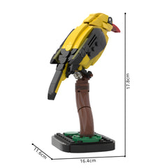 Birds Series-Secretary Bird /Golden Eagle/ Golden Oriole MOC Building Block Bricks |MocPixel