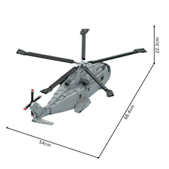 2285PCS Agustawestland Aw-101 Merlin MOC Building Block Bricks |MocPixel