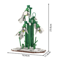 411PCS Snowdrops In The Forest MOC Building Block Bricks |MocPixel