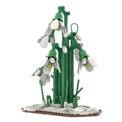 411PCS Snowdrops In The Forest MOC Building Block Bricks |MocPixel