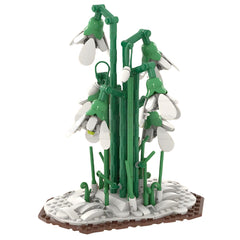 411PCS Snowdrops In The Forest MOC Building Block Bricks |MocPixel