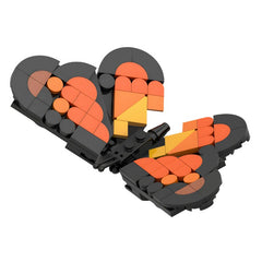 106PCS Monarch Butterfly MOC Building Block Bricks |MocPixel
