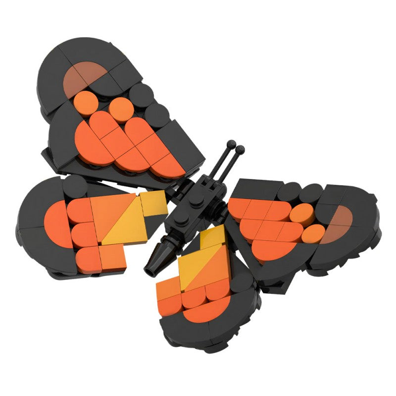 106PCS Monarch Butterfly MOC Building Block Bricks |MocPixel