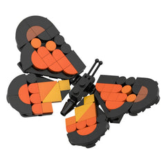 106PCS Monarch Butterfly MOC Building Block Bricks |MocPixel