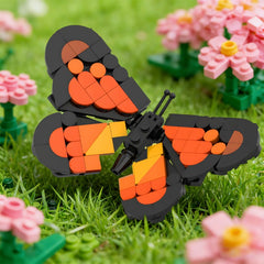 106PCS Monarch Butterfly MOC Building Block Bricks |MocPixel