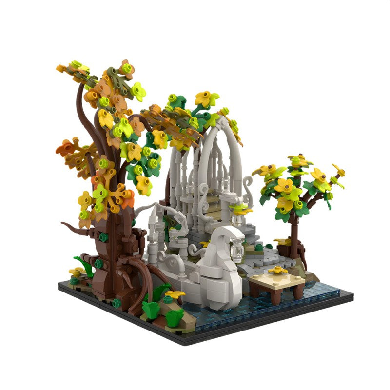 1123PCS Lothlórien Farewell—Elven Realm Series MOC Building Block Bricks |MocPixel
