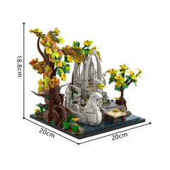 1123PCS Lothlórien Farewell—Elven Realm Series MOC Building Block Bricks |MocPixel