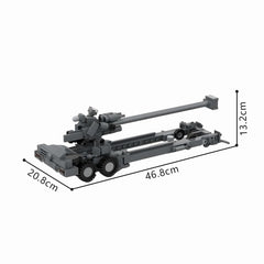 275PCS Fh-2000 Howitzer Artillery Gun MOC Building Block Bricks |MocPixel