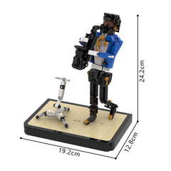 565PCS Jazz Alto Saxophonist MOC Building Block Bricks |MocPixel