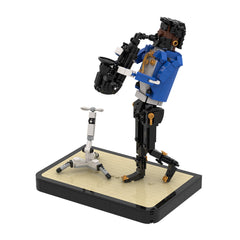 565PCS Jazz Alto Saxophonist MOC Building Block Bricks |MocPixel