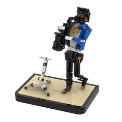 565PCS Jazz Alto Saxophonist MOC Building Block Bricks |MocPixel