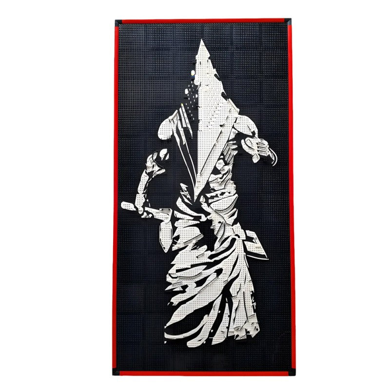 3349PCS Art Relief Of A Male Horror MOC Building Block Bricks |MocPixel