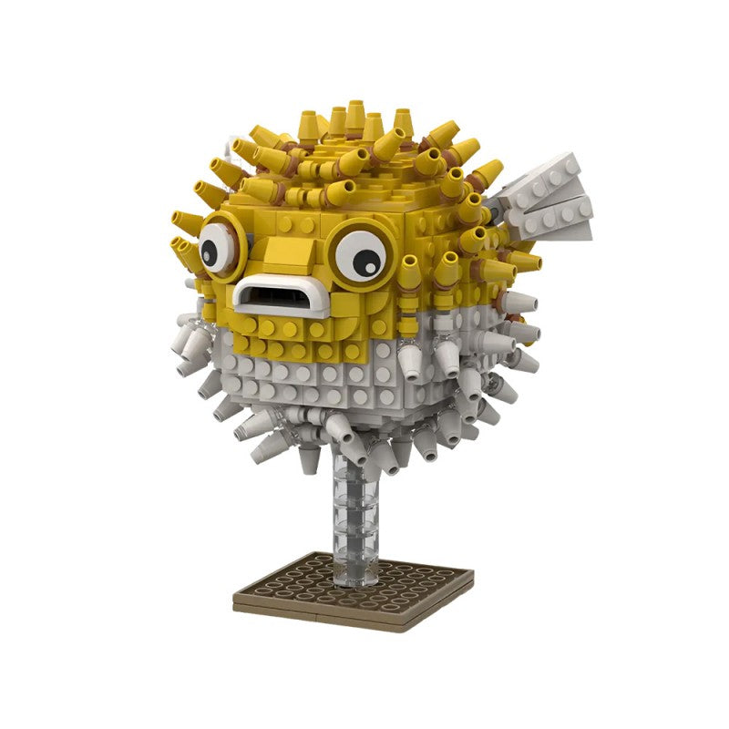 589PCS Pufferfish MOC Building Block Bricks |MocPixel