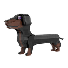 690PCS Dachshund MOC Building Block Bricks |MocPixel