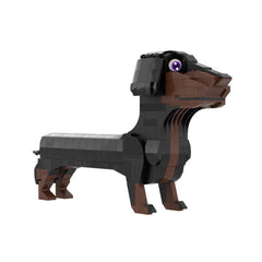 690PCS Dachshund MOC Building Block Bricks |MocPixel