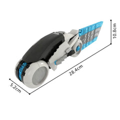 596PCS EX764 Large Deluxe Light Cycles, Tron-Inspired, 2 Colors MOC Building Block Bricks |MocPixel