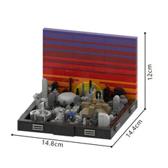 380PCS 16X16 Coruscant Diorama MOC Building Block Bricks |MocPixel