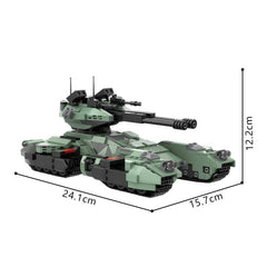 1352PCS UNSC Grizzly Tank MOC Building Block Bricks |MocPixel
