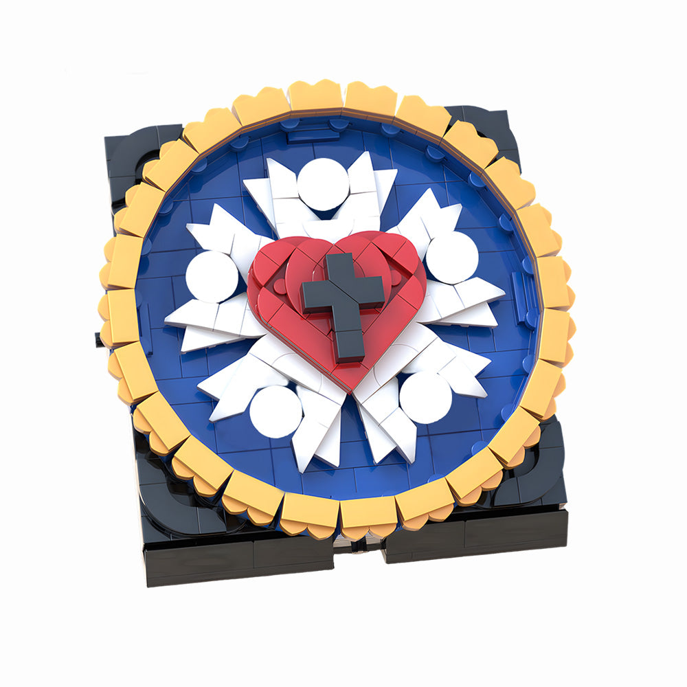 479PCS The Luther Rose / Lutherrose MOC Building Block Bricks |MocPixel