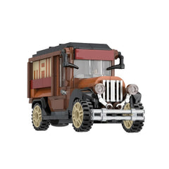 352PCS Mail Truck MOC Building Block Bricks |MocPixel