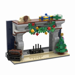 499PCS Fireplace Smartphone Holder MOC Building Block Bricks |MocPixel