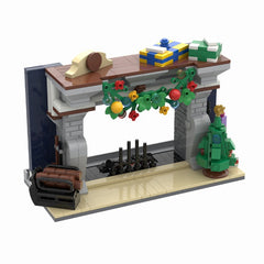 499PCS Fireplace Smartphone Holder MOC Building Block Bricks |MocPixel