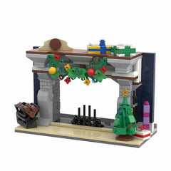 499PCS Fireplace Smartphone Holder MOC Building Block Bricks |MocPixel