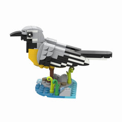 160PCS Grey Wagtail MOC Building Block Bricks |MocPixel