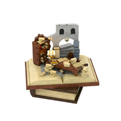 968PCS Gandalf'S Research-Archives Of The White City MOC Building Block Bricks |MocPixel
