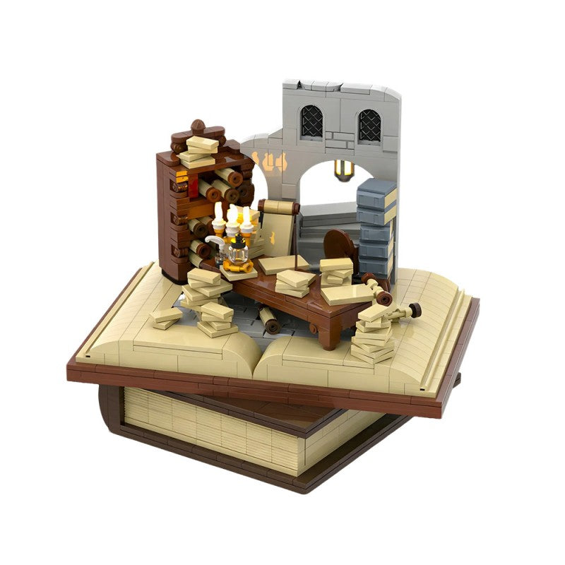 968PCS Gandalf'S Research-Archives Of The White City MOC Building Block Bricks |MocPixel