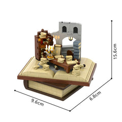968PCS Gandalf'S Research-Archives Of The White City MOC Building Block Bricks |MocPixel