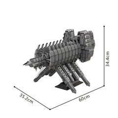 4371PCS Usg Ishimura From Dead Space Remake MOC Building Block Bricks |MocPixel