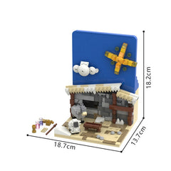 543PCS Nativity Scene / Santa'S Visit Diorama MOC Building Block Bricks |MocPixel