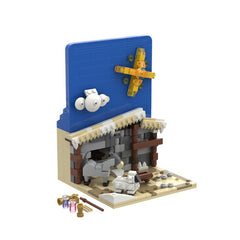 543PCS Nativity Scene / Santa'S Visit Diorama MOC Building Block Bricks |MocPixel