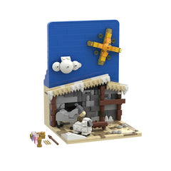 543PCS Nativity Scene / Santa'S Visit Diorama MOC Building Block Bricks |MocPixel