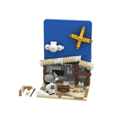 543PCS Nativity Scene / Santa'S Visit Diorama MOC Building Block Bricks |MocPixel