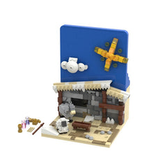 543PCS Nativity Scene / Santa'S Visit Diorama MOC Building Block Bricks |MocPixel