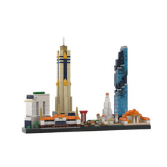 880PCS Bangkok Skyline MOC Building Block Bricks |MocPixel