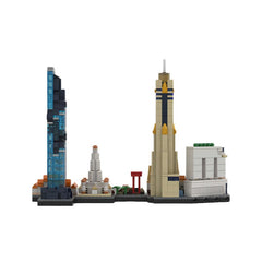 880PCS Bangkok Skyline MOC Building Block Bricks |MocPixel
