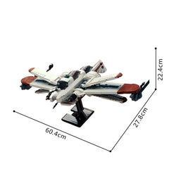1151PCS Pixel-Dans Arc 170 Starfighter-75402 Modification-Playscale Ucs-Style MOC Building Block Bricks |MocPixel