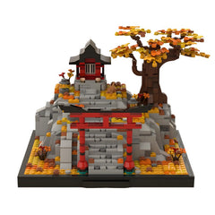 942PCS Mountain Shinto Shrine – Autumn Sanctuary MOC Building Block Bricks |MocPixel