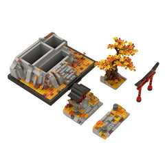 942PCS Mountain Shinto Shrine – Autumn Sanctuary MOC Building Block Bricks |MocPixel